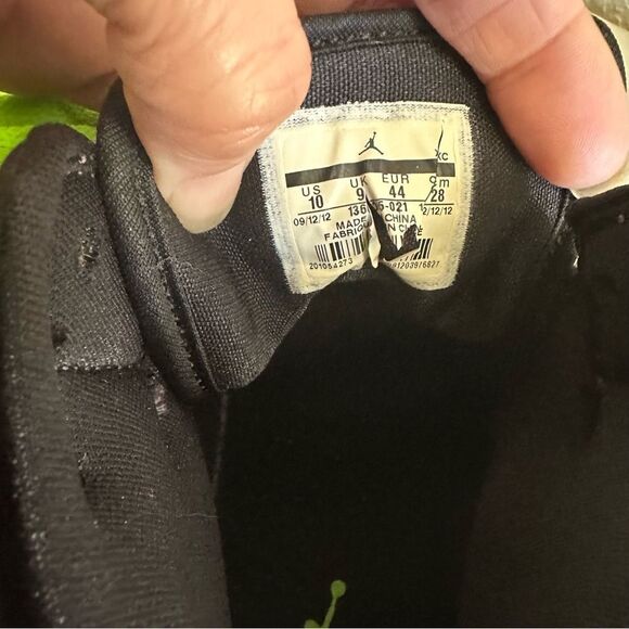 Nike Air Jordan 1 Retro Joker PURPLE and GREEN Size‎ 10 Night Vision 2012 - Picture 10 of 15